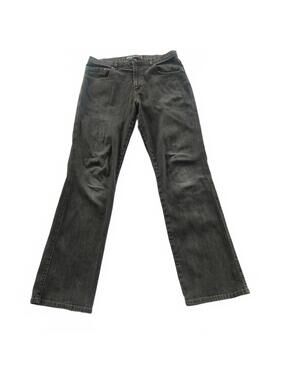 Chicos Womens Stretch Denim Light Black Wash Boot Cut Jeans Size 1